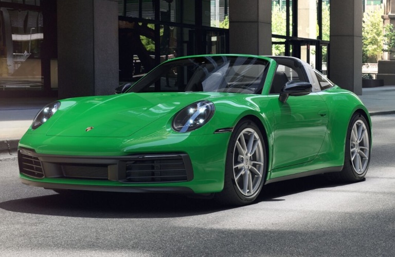 2021 Porsche 911 Targa 4 Python Green