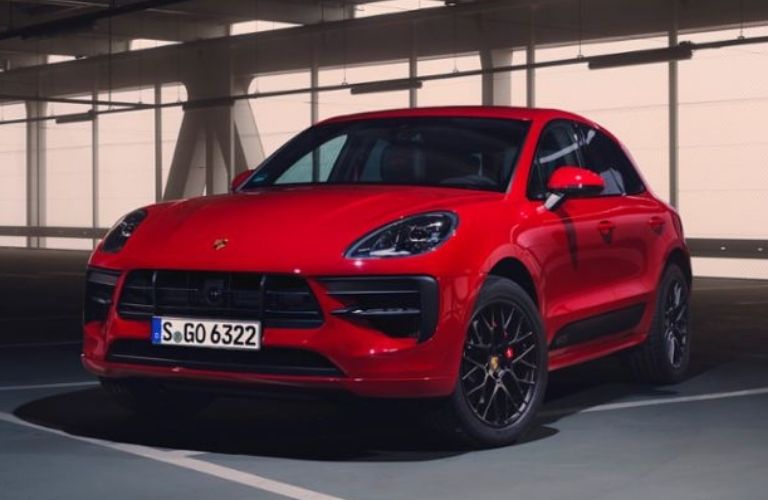 2021 Porsche Macan front and side view