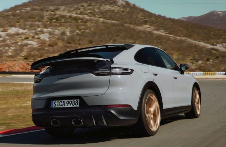 2022 Porsche Cayenne Turbo GT back and side view